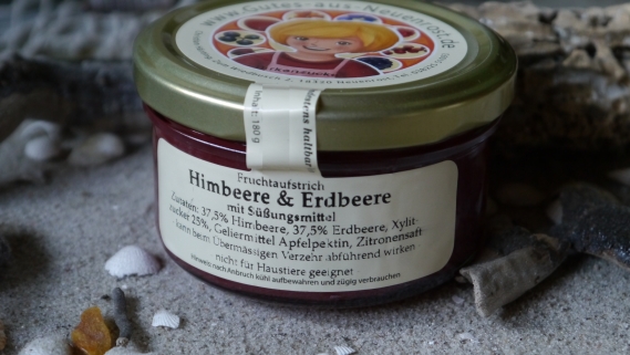 Himbeere & Erdbeere mit Birkenzucker